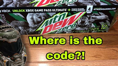 mountain dew gaming codes